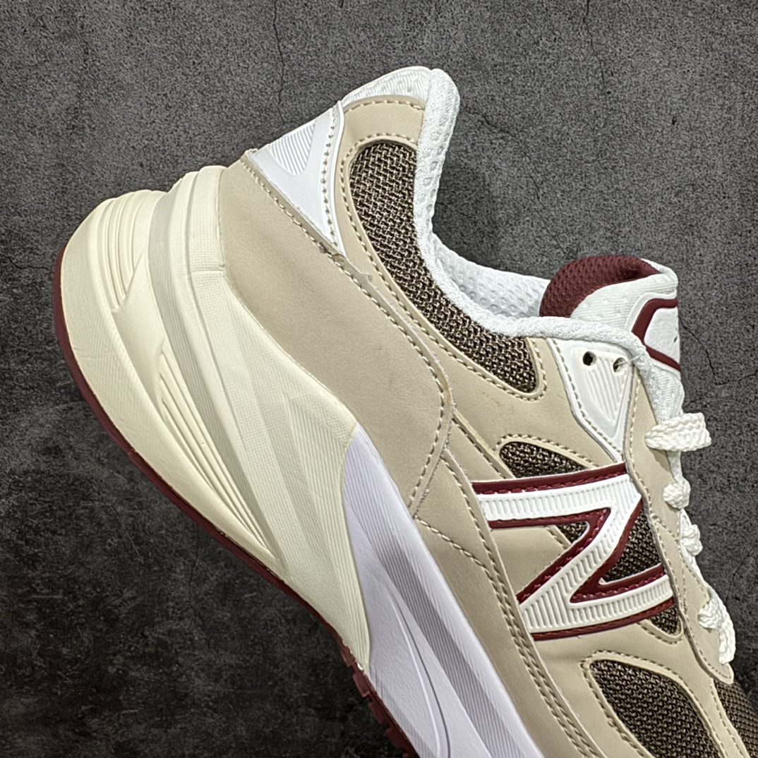 K版NewBalanceU990LO6新百伦NB990V6第六代总统复古慢跑鞋灰红色正确3M反光细节原楦