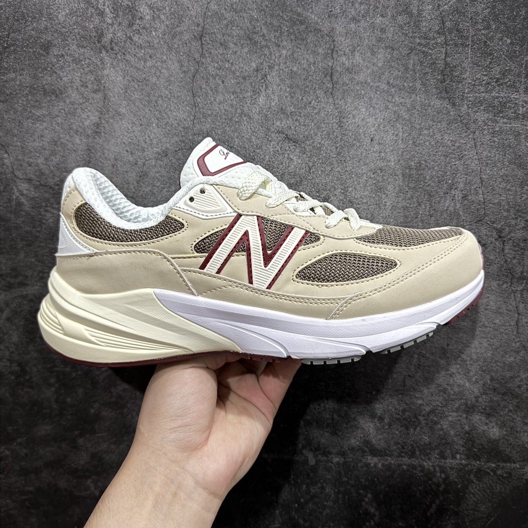 K版NewBalanceU990LO6新百伦NB990V6第六代总统复古慢跑鞋灰红色正确3M反光细节原楦