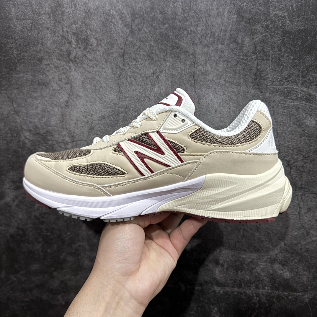 K版NewBalanceU990LO6新百伦NB990V6第六代总统复古慢跑鞋灰红色正确3M反光细节原楦