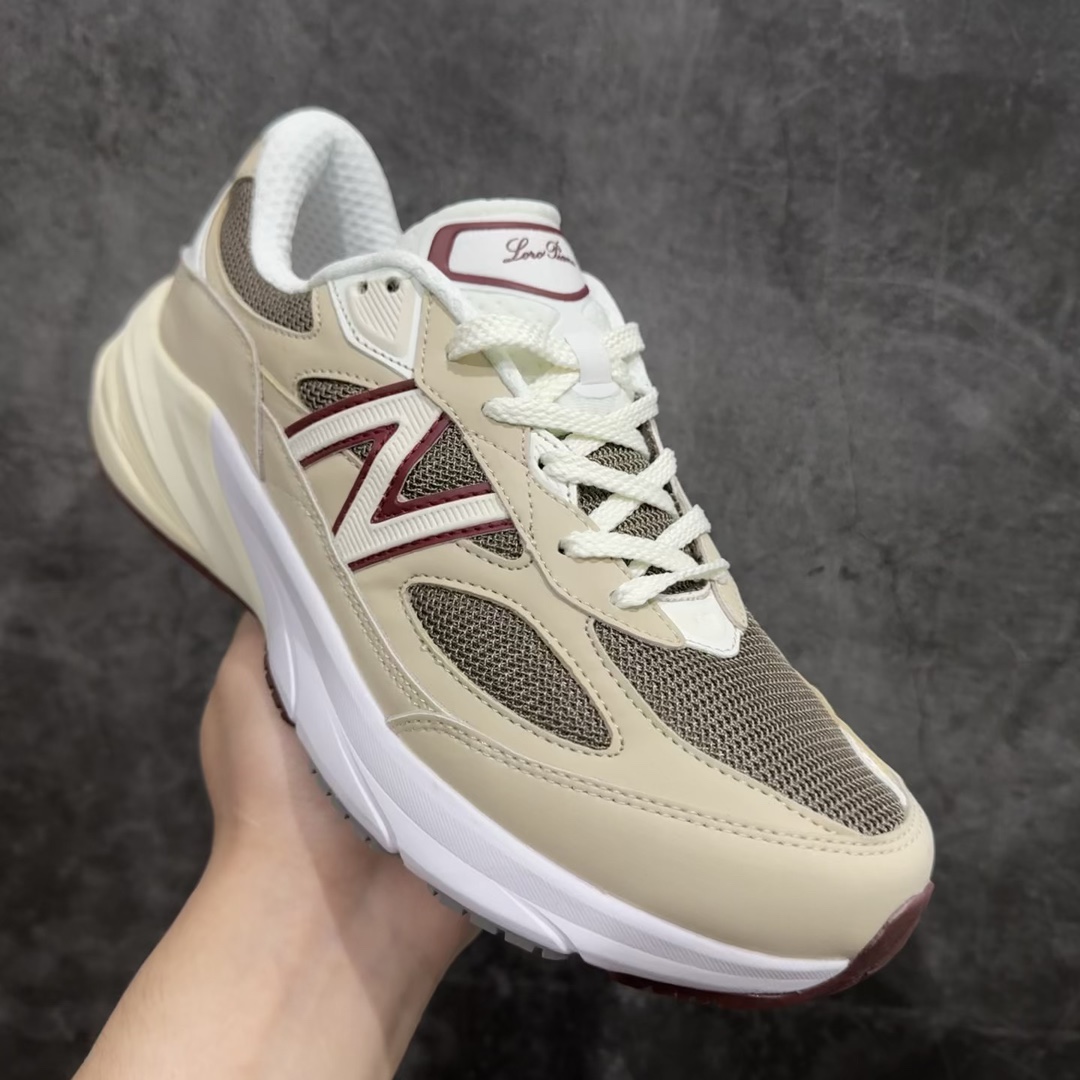 K版NewBalanceU990LO6新百伦NB990V6第六代总统复古慢跑鞋灰红色正确3M反光细节原楦