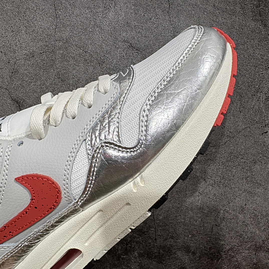 纯原版NikeAirMax1银红复古休闲跑步鞋官方同步上架真标原盒原底原面正确版型原版开发精准细节市面最