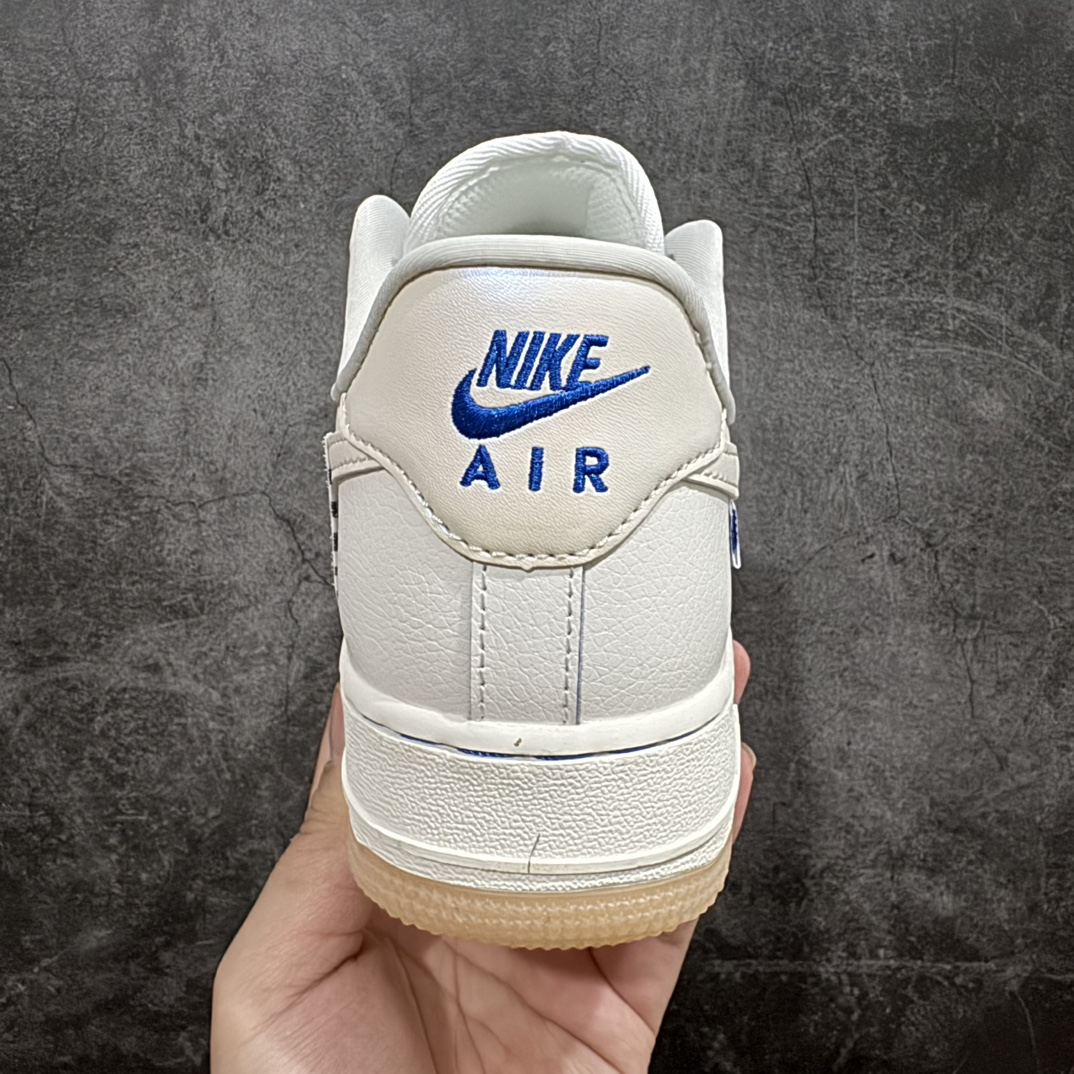 NikeAirForce1Low07wmns珠光白蓝原楦头原纸板打造纯正低帮空军版型专注外贸渠道全掌内置