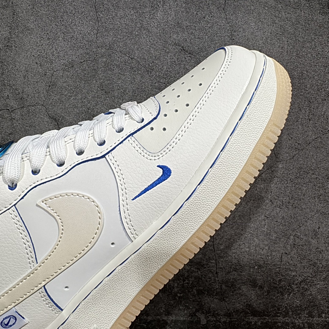 NikeAirForce1Low07wmns珠光白蓝原楦头原纸板打造纯正低帮空军版型专注外贸渠道全掌内置