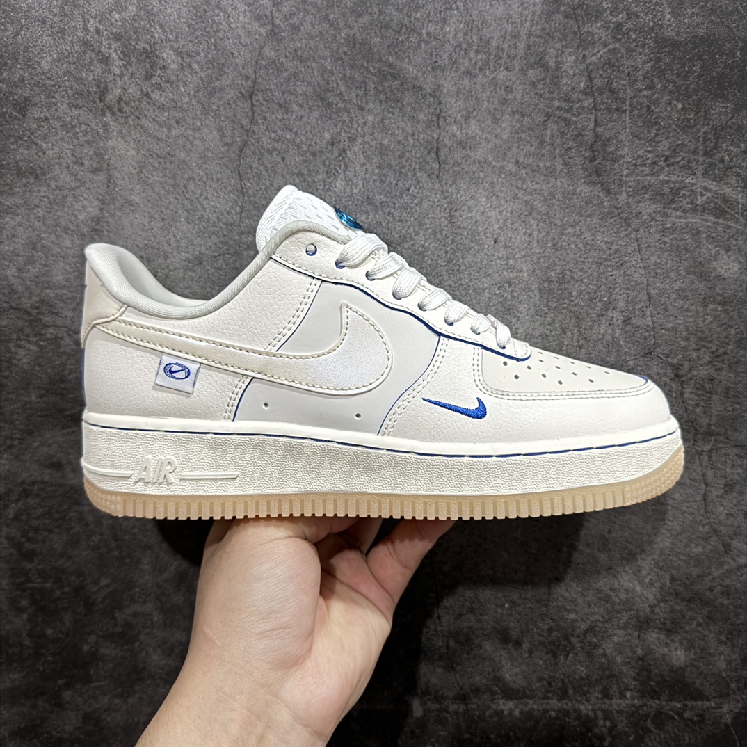 NikeAirForce1Low07wmns珠光白蓝原楦头原纸板打造纯正低帮空军版型专注外贸渠道全掌内置