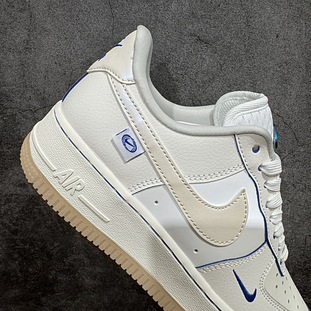 NikeAirForce1Low07wmns珠光白蓝原楦头原纸板打造纯正低帮空军版型专注外贸渠道全掌内置