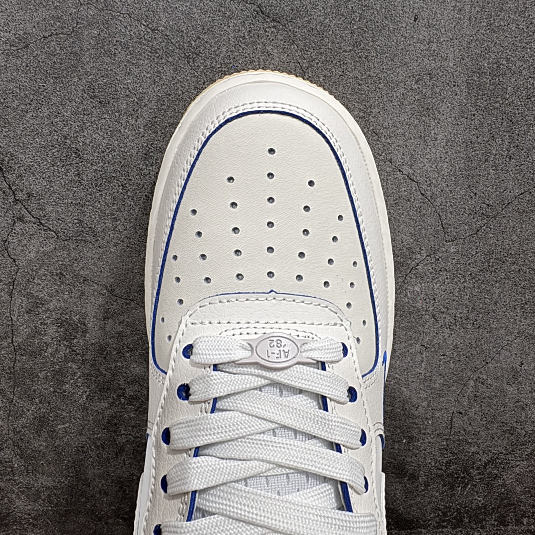 NikeAirForce1Low07wmns珠光白蓝原楦头原纸板打造纯正低帮空军版型专注外贸渠道全掌内置