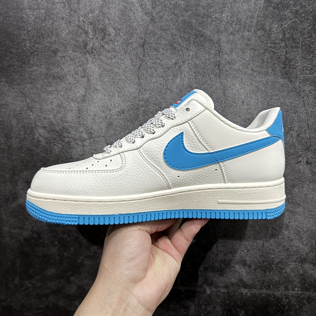 公司级海外限量发售NIkeAirForce107Low“Supreme联名--湖水蓝”空军一号低帮运动鞋