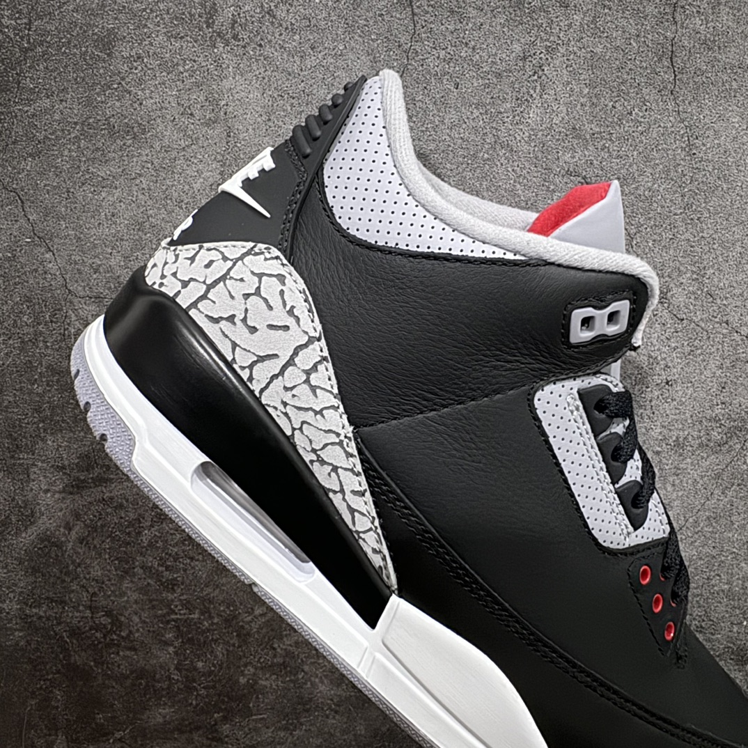 AirJordan3OG“BlackCement”2024版aj3黑水泥出货货号DN3707-010原楦