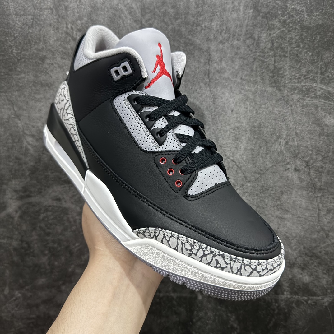 AirJordan3OG“BlackCement”2024版aj3黑水泥出货货号DN3707-010原楦