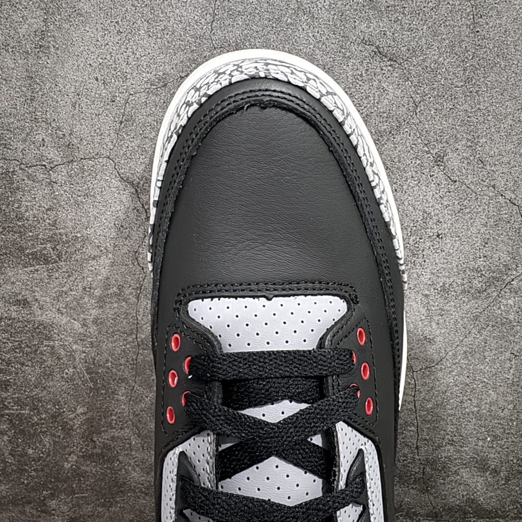 AirJordan3OG“BlackCement”2024版aj3黑水泥出货货号DN3707-010原楦