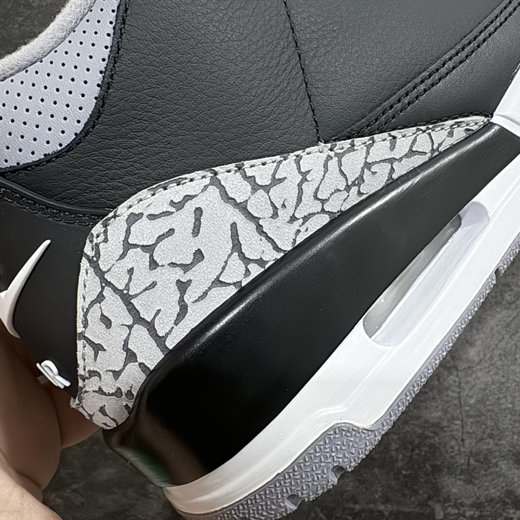 AirJordan3OG“BlackCement”2024版aj3黑水泥出货货号DN3707-010原楦