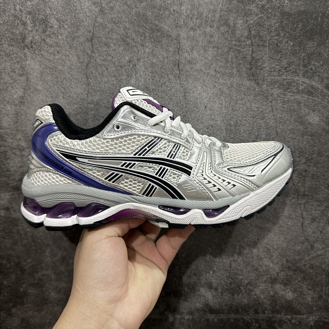 亚瑟士AsicsGel-Kayano14系列GEL-K14复古舒适织物合成革减震防滑耐磨低帮休闲跑步鞋市