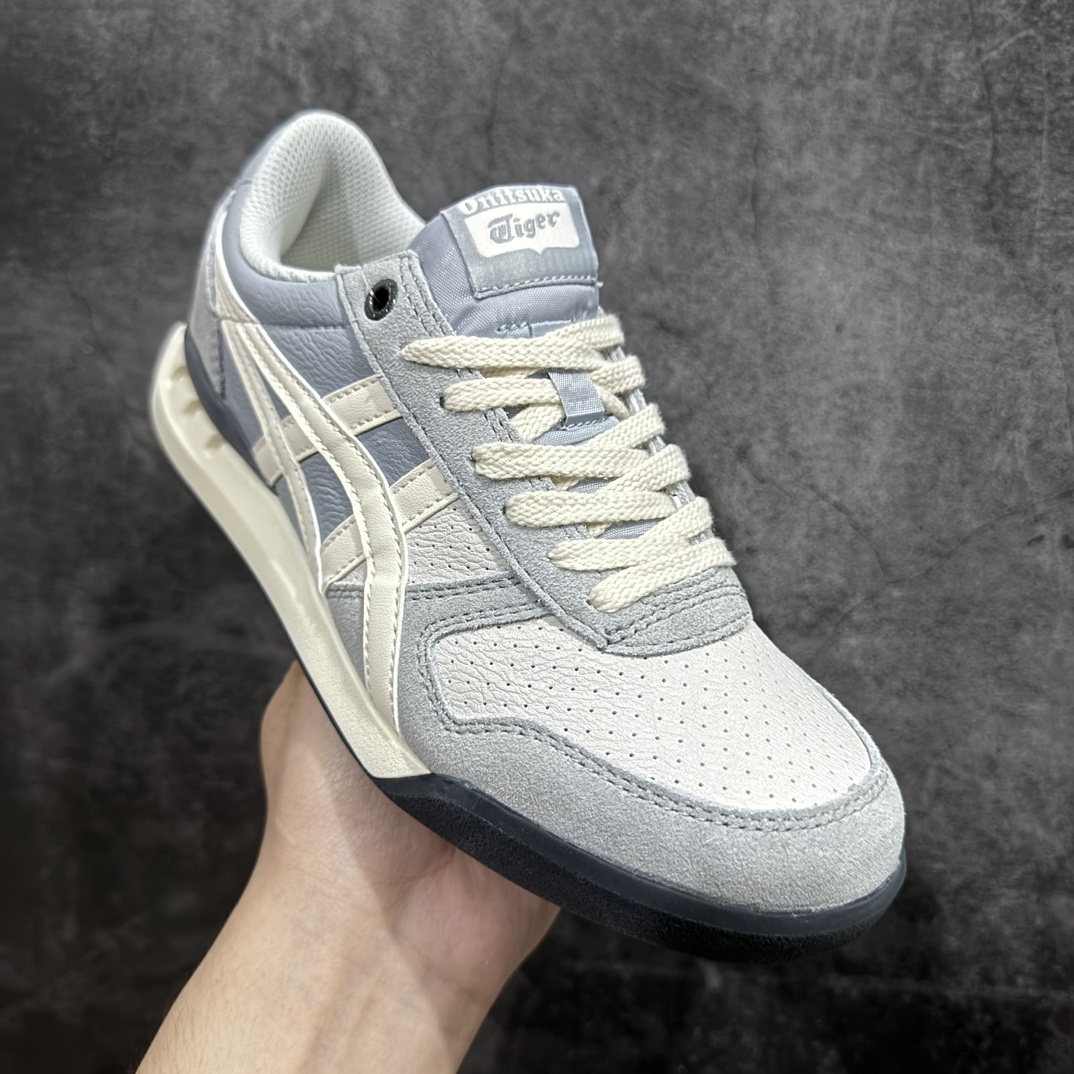 图片[3]-【神版】Asics Onitsuka Tiger Ultimate 81 EX 亚瑟士终极系列低帮复古风百搭皮革休闲运动慢跑鞋n采用软质荔枝纹牛培皮鞋面材质 配置OrthoLite鞋垫 轻质Eva缓震组合耐磨橡胶外底 Onitsuka Tiger 鬼塚虎 ULTIMATE 81EX 1183B510 中性款运动鞋 鞋跟底部的缓震孔设计以及TPU后跟保护片强化稳定性 造就合乎新时代高性能运动鞋标准的现代鞋款 牛皮革鞋面 FLYTEFOAM Propel中底增强缓震性与回弹性 鞋跟处采用fuzeGEL缓震胶科技 强化缓震 OrthoLite鞋垫 进一步强化缓震Gel-Kayano超轻量专业运动慢跑鞋  尺码：36-45 编码：DZ230250-鞋库