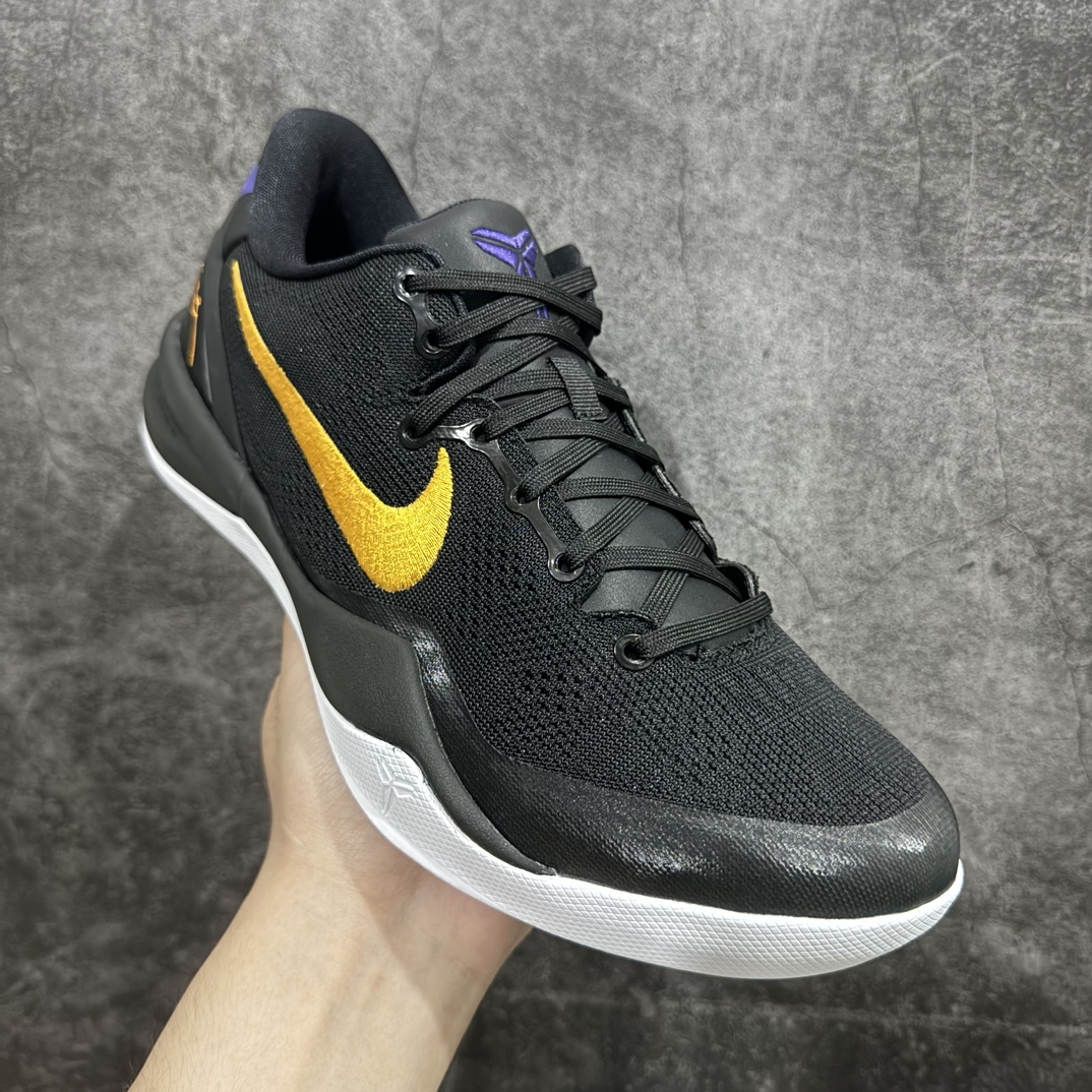 图片[3]-【GX纯原】NK Zoom Kobe Lakers Away 科比8代复刻实战运动低帮文化篮球鞋 黑紫黄 HF9550-001nn完美复刻公司货  React科技鞋垫加持 实战配置直接拉满 原楦纸板开发 鞋身流线型、后跟塑形 区分土肥圆 原厂针织鞋面一针一线匹配原版 全身鞋材卡料色独家定制 唯一万针立体刺绣SWOOSH 真实底模最大50.5 实战利器 专供海外市场 独立原厂模具 首批不拼图大几率过验 亲测已过 支持各种高强度实战 无需担心 补货周期极长 脚宽建议买大半码 科比系列前掌偏窄 支持七天无理由退换  尺码: 40 40.5 41 42 42.5 43 44 44.5 45 46 47.5 48.5 49.5 50.5 编码：SL440470-鞋库