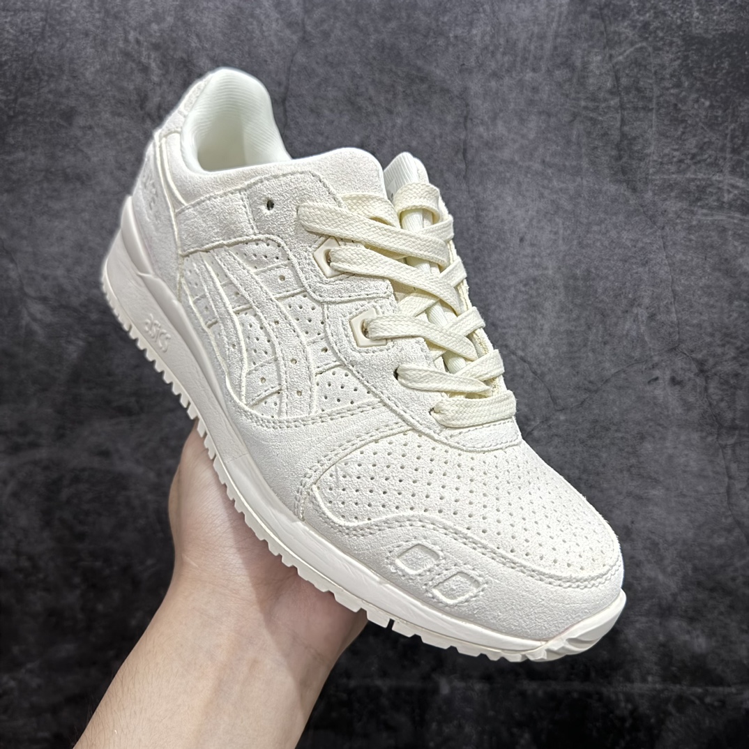 图片[3]-【公司级】Asics Gel-Lyte 3  反毛皮织物休闲跑步鞋GEL-LYTET™III OG运动鞋再次以其90年代初期的原始形状和结构出现n轮廓由三井茂之(Shigeyuki Mitsui)于1990年设计 结合了裂舌应用其最初灵感来自GEL-LD RACER™鞋n鞋在脚跟处采用其标志性的GEL™技术缓冲装置n可提高减震效果并提供持久的舒适感n 尺码: 36 36.5 37.5 38 38.5 39 40 40.5 41 42 42.5 43 44 44.5 45  编码：HCAM270280-鞋库