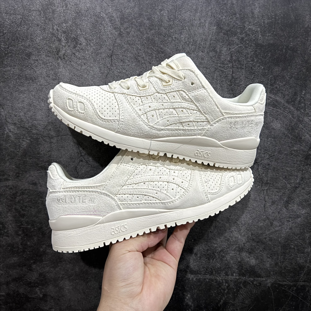 公司级AsicsGel-Lyte3反毛皮织物休闲跑步鞋GEL-LYTETIIIOG运动鞋再次以其90年代