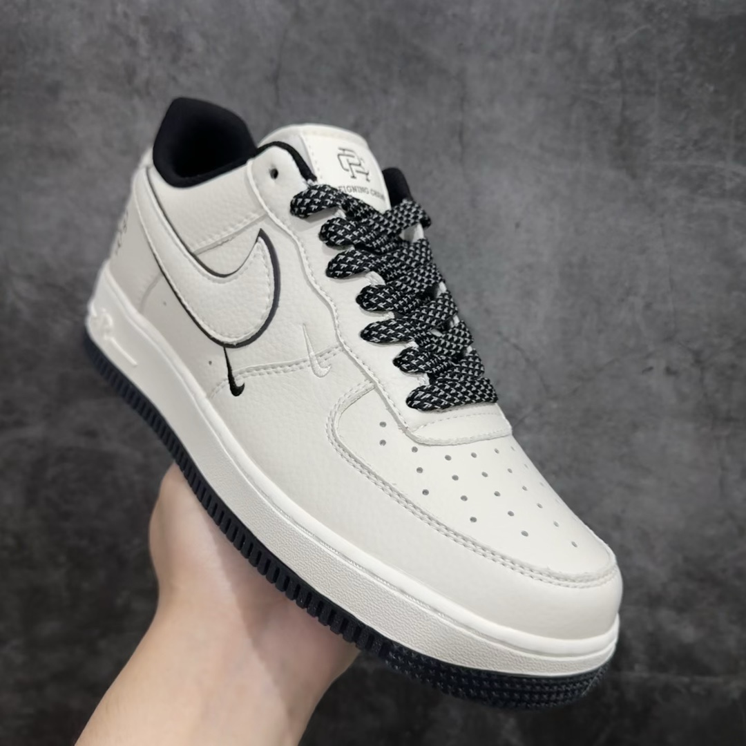 定制版NikeAirForce1Low07xReigningChamp米白双钩满天星原楦头原纸板打造纯正