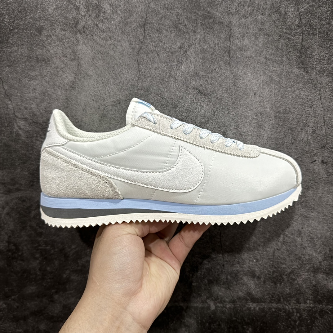 【TG纯原】NK Classic Cortez Leather 阿甘复古初代皮革慢跑鞋 货号：HF6410-101nn缓震防滑耐磨同源头层皮料 原厂模具 公司级标准检验QC 区分市面一切版本 完美复刻阿甘复古鞋型 尺码：35-45 编码：DL200220-鞋库