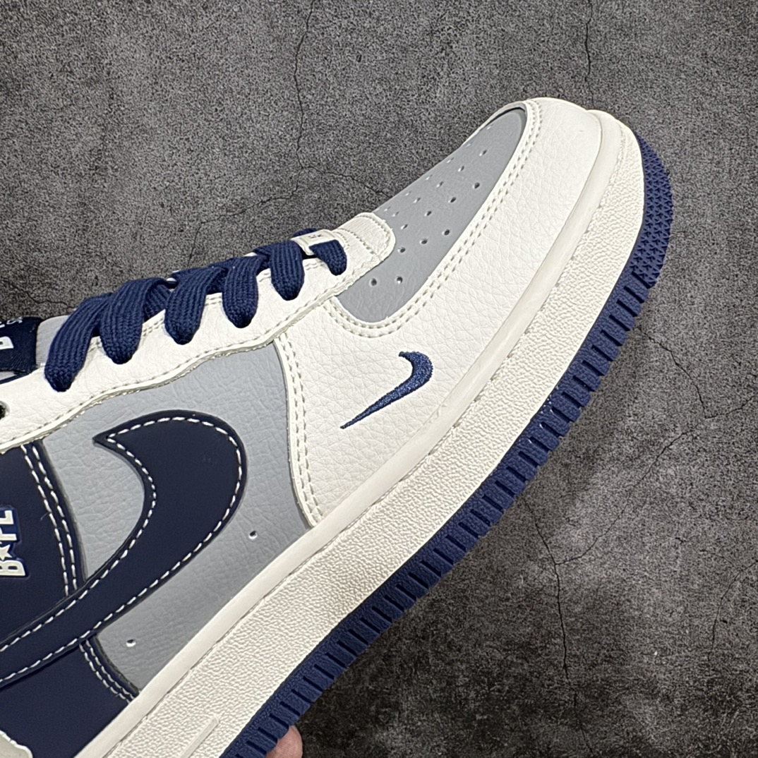 图片[6]-【公司级】Nk Air Force 1\’07 Low Bape联名-深蓝米灰 空军一号低帮休闲板鞋 BB6566-206rn#原楦头原纸板 原装鞋盒 定制五金配件 内置全掌气垫 原厂鞋底 r 尺码：36 36.5 37.5 38 38.5 39 40 40.5 41 42 42.5 43 44 44.5 45  编码：LF310320-鞋库