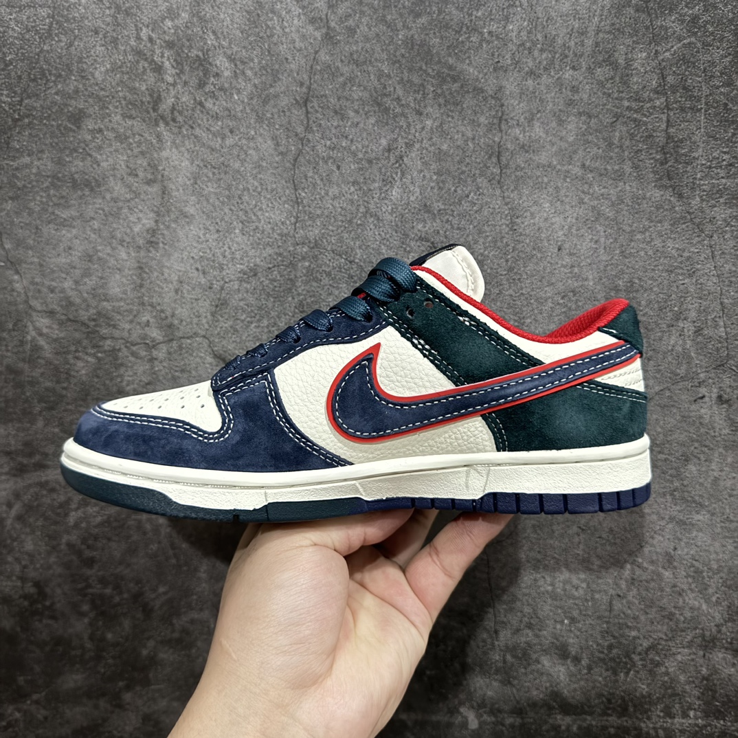 图片[2]-【定制版】Nk SB Dunk Low 悟空系列-米黄藏蓝勾 周年高端定制 低帮休闲板鞋 DJ2024-035rn#定制鞋盒 大厂纯原品质出货 超高清洁度 皮料切割干净无任何毛边 细节完美r 尺码：36 36.5 37.5 38 38.5 39 40 40.5 41 42 42.5 43 44 44.5 45  编码：HXS340360-鞋库