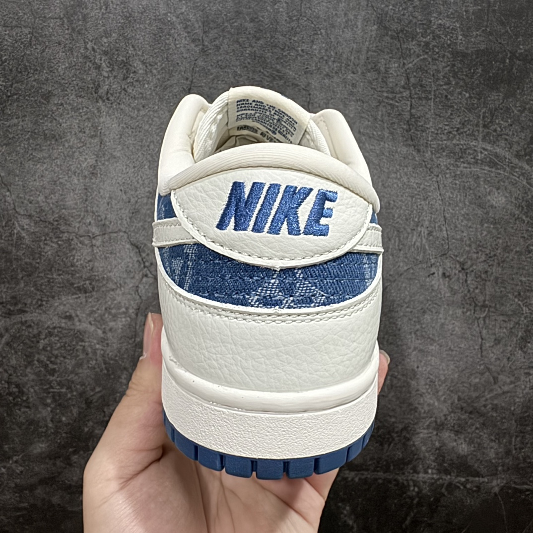 图片[4]-【定制版】Nk SB Dunk Low LV联名-米蓝印花 周年高端定制 低帮休闲板鞋 JH8310-954rn#定制鞋盒 大厂纯原品质出货 超高清洁度 皮料切割干净无任何毛边 细节完美 r 尺码：36 36.5 37.5 38 38.5 39 40 40.5 41 42 42.5 43 44 44.5 45  编码：HXS320340-鞋库