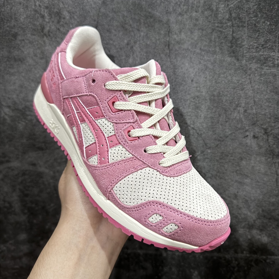 图片[3]-【公司级】Asics Gel-Lyte 3  反毛皮织物休闲跑步鞋GEL-LYTET™III OG运动鞋再次以其90年代初期的原始形状和结构出现n轮廓由三井茂之(Shigeyuki Mitsui)于1990年设计 结合了裂舌应用其最初灵感来自GEL-LD RACER™鞋n鞋在脚跟处采用其标志性的GEL™技术缓冲装置n可提高减震效果并提供持久的舒适感n 尺码: 36 36.5 37.5 38 38.5 39 40 40.5 41 42 42.5 43 44 44.5 45  编码：HCAM270280-鞋库