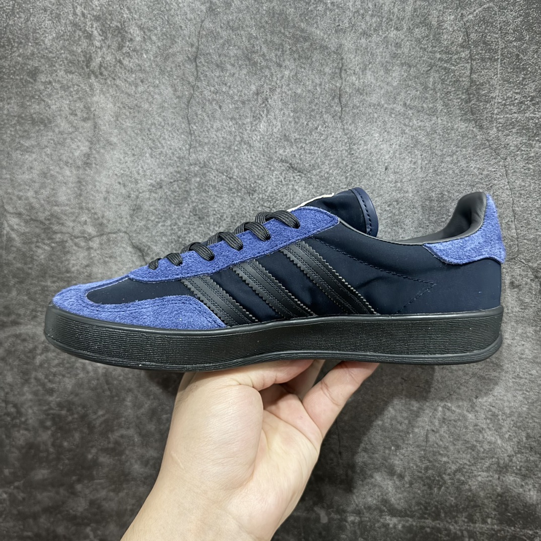 图片[2]-【R版】adidas Originals Gazelle INdoor x Hikari Shibata 海军蓝n三叶草休闲防滑耐磨低帮板鞋n鞋头出色设计 塑就出众贴合感n稳固的后跟贴合足部曲线设计n软弹舒适 不易磨脚n橡胶鞋底配合防滑纹路设计 平稳抓地 官方货号: IH9986 尺码: 35 36 36.5 37.5 38 38.5 39.5 40 40.5 41.5 42 42.5 43 44 45 编码：NMLZ210230-鞋库