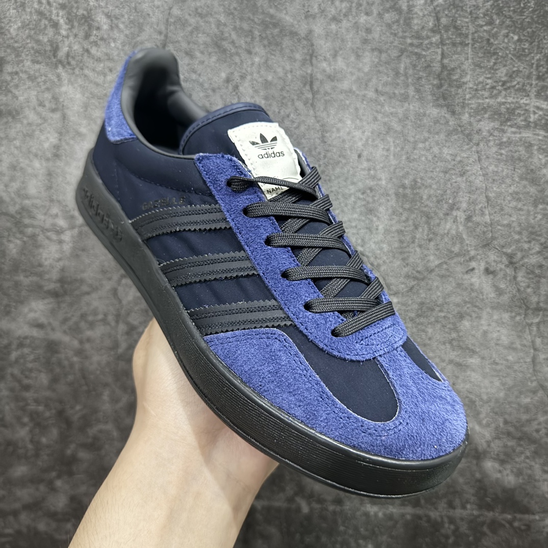 图片[3]-【R版】adidas Originals Gazelle INdoor x Hikari Shibata 海军蓝n三叶草休闲防滑耐磨低帮板鞋n鞋头出色设计 塑就出众贴合感n稳固的后跟贴合足部曲线设计n软弹舒适 不易磨脚n橡胶鞋底配合防滑纹路设计 平稳抓地 官方货号: IH9986 尺码: 35 36 36.5 37.5 38 38.5 39.5 40 40.5 41.5 42 42.5 43 44 45 编码：NMLZ210230-鞋库