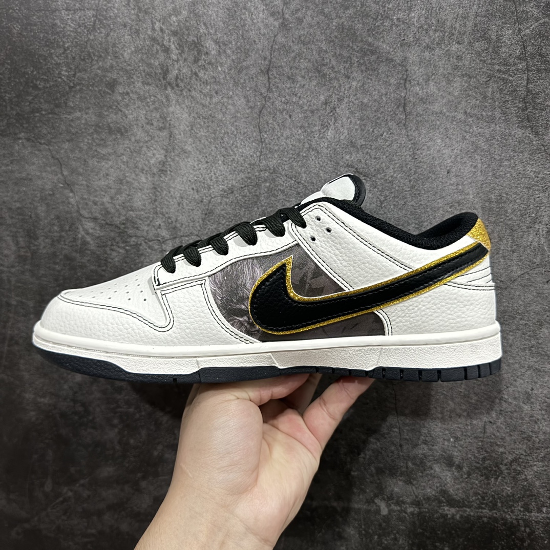 定制版NikeSBDunkLow黑神话悟空白黑金纯原大厂出品极力推荐原装头层材料独家版型蒸餾加工帶來的是