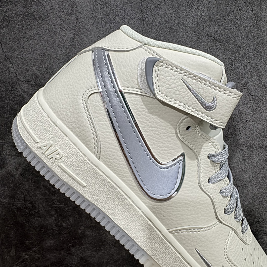 图片[7]-【公司级】Nike Air Force 1 Mid 07 米银满天星n原楦头原纸板 打造纯正中帮空军版型 专注外贸渠道 全掌内置蜂窝气垫原盒配件 原厂中底钢印、拉帮完美官方货号：XL0236 232 Size：36 36.5 37.5 38 38.5 39 40 40.5 41 42 42.5 43 44 44.5 45 编码：HXS310320-鞋库