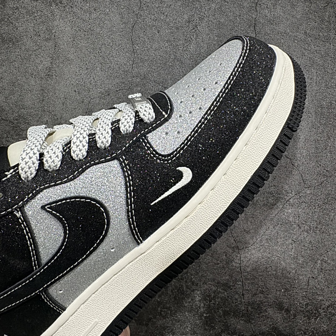 图片[6]-【公司级】Nike Air Force 1 Low 07 x Stussy 黑银小钩满天星n原楦头原纸板 打造纯正低帮空军版型 专注外贸渠道 全掌内置蜂窝气垫原盒配件 原厂中底钢印、拉帮完美官方货号：XZ1968 518 Size：36 36.5 37.5 38 38.5 39 40 40.5 41 42 42.5 43 44 44.5 45 编码：LF310320-鞋库