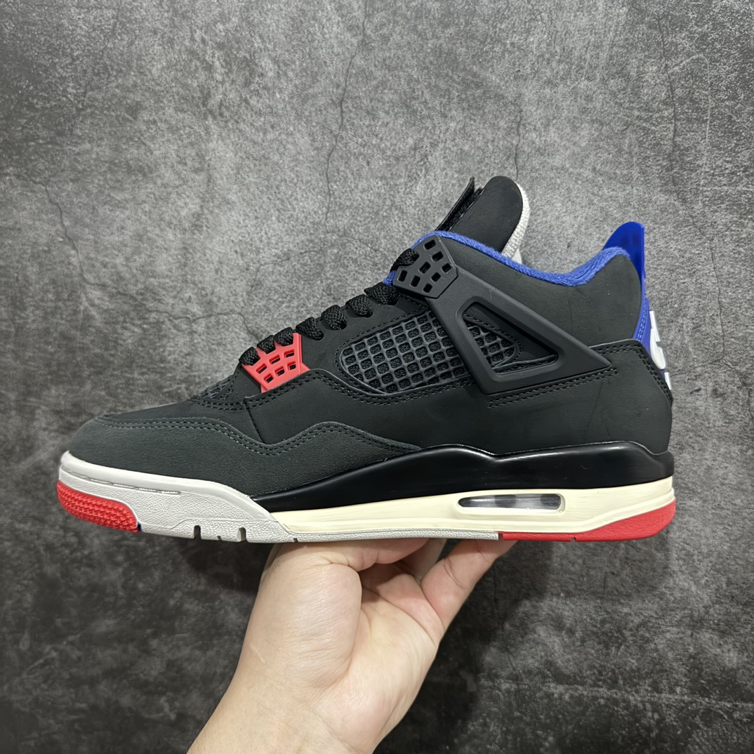 图片[2]-【BD纯原】Air Jordan 4 Retro\”Rare Air\”乔丹4代稀有空气系列黑蓝红 货号：FV5029-003nn纯原全头层麂皮n完美4代版型 针车细节相当到位n男女全码输出 第一梯队品质 尺码：36 36.5 37.5 38 38.5 39 40 40.5 41 42 42.5 43 44 44.5 45 46 47.5 编码：SL380400-鞋库