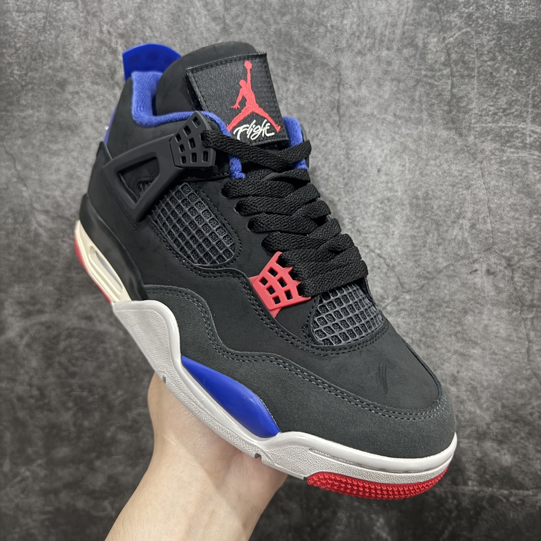 图片[3]-【BD纯原】Air Jordan 4 Retro\”Rare Air\”乔丹4代稀有空气系列黑蓝红 货号：FV5029-003nn纯原全头层麂皮n完美4代版型 针车细节相当到位n男女全码输出 第一梯队品质 尺码：36 36.5 37.5 38 38.5 39 40 40.5 41 42 42.5 43 44 44.5 45 46 47.5 编码：SL380400-鞋库