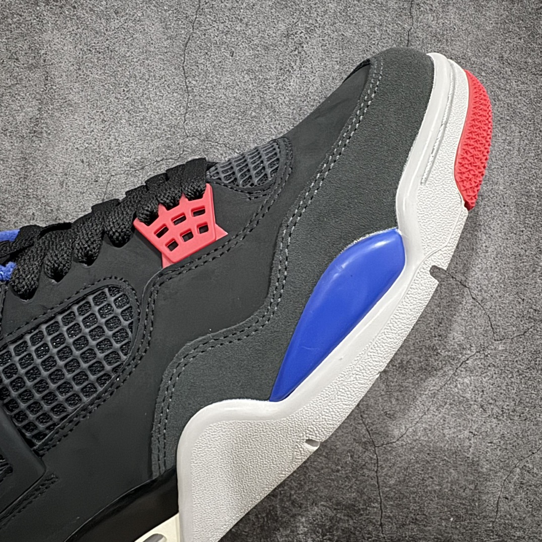 图片[6]-【BD纯原】Air Jordan 4 Retro\”Rare Air\”乔丹4代稀有空气系列黑蓝红 货号：FV5029-003nn纯原全头层麂皮n完美4代版型 针车细节相当到位n男女全码输出 第一梯队品质 尺码：36 36.5 37.5 38 38.5 39 40 40.5 41 42 42.5 43 44 44.5 45 46 47.5 编码：SL380400-鞋库