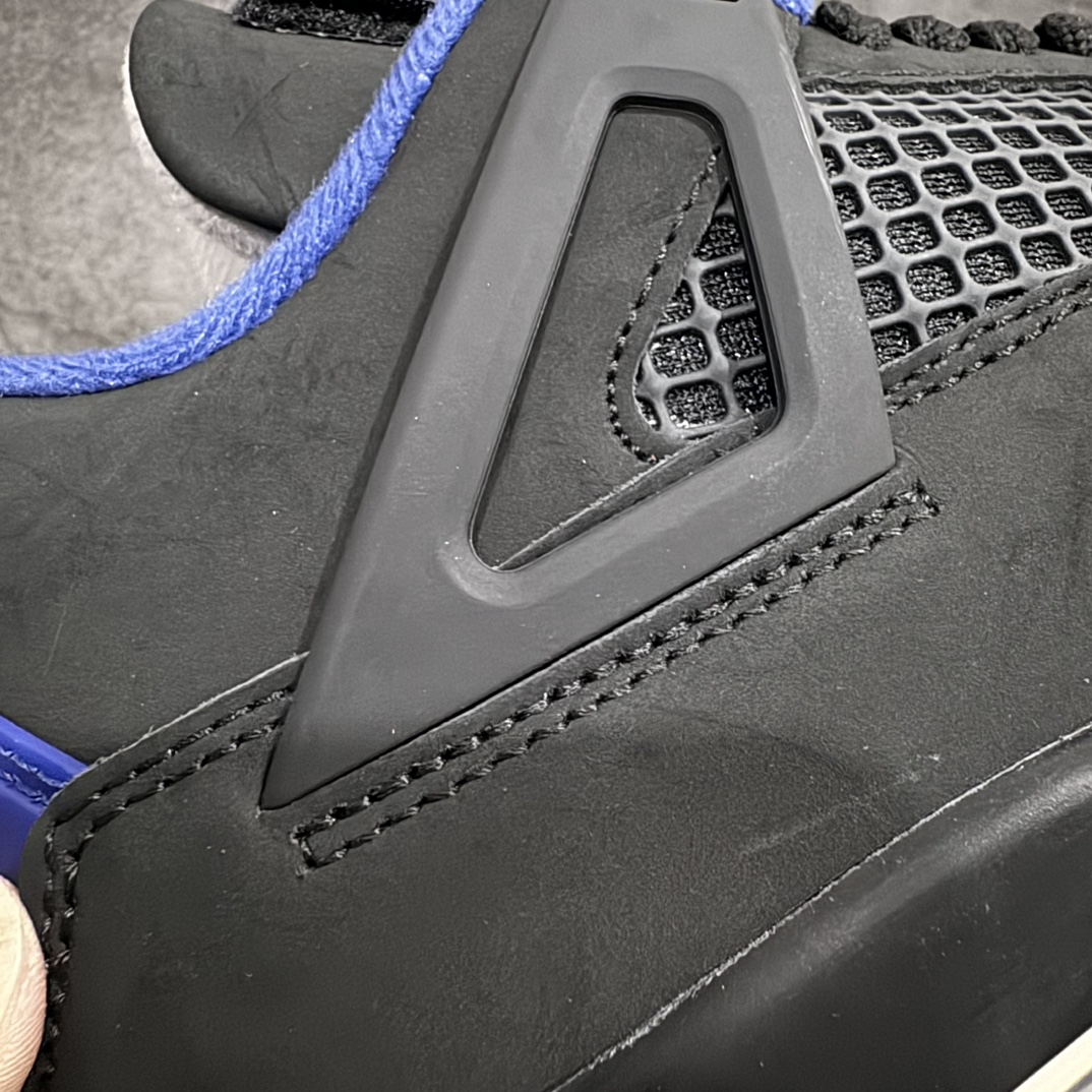 图片[3]-【BD纯原】Air Jordan 4 Retro\”Rare Air\”乔丹4代稀有空气系列黑蓝红 货号：FV5029-003 纯原全头层麂皮 完美4代版型 针车细节相当到位 男女全码输出 第一梯队品质 尺码：36 36.5 37.5 38 38.5 39 40 40.5 41 42 42.5 43 44 44.5 45 46 47.5-选品中心