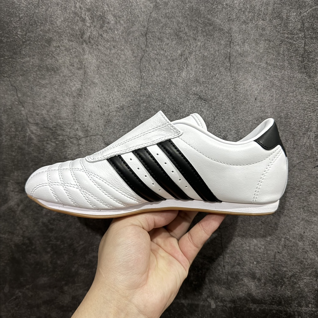 渠道纯原版 Adidas Taekwondo 德训鞋 白黑配色 JQ4774