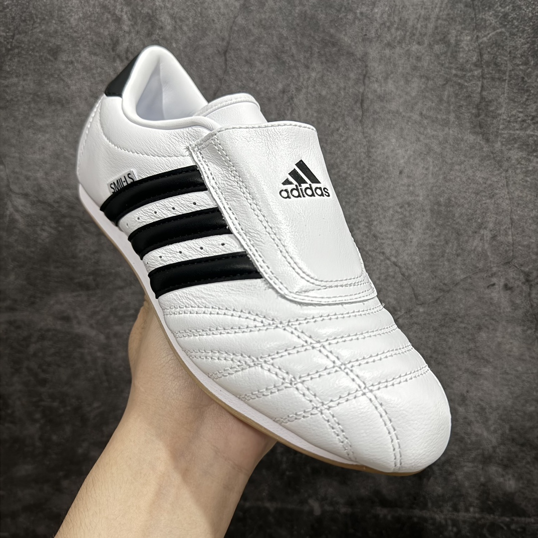 渠道纯原版 Adidas Taekwondo 德训鞋 白黑配色 JQ4774