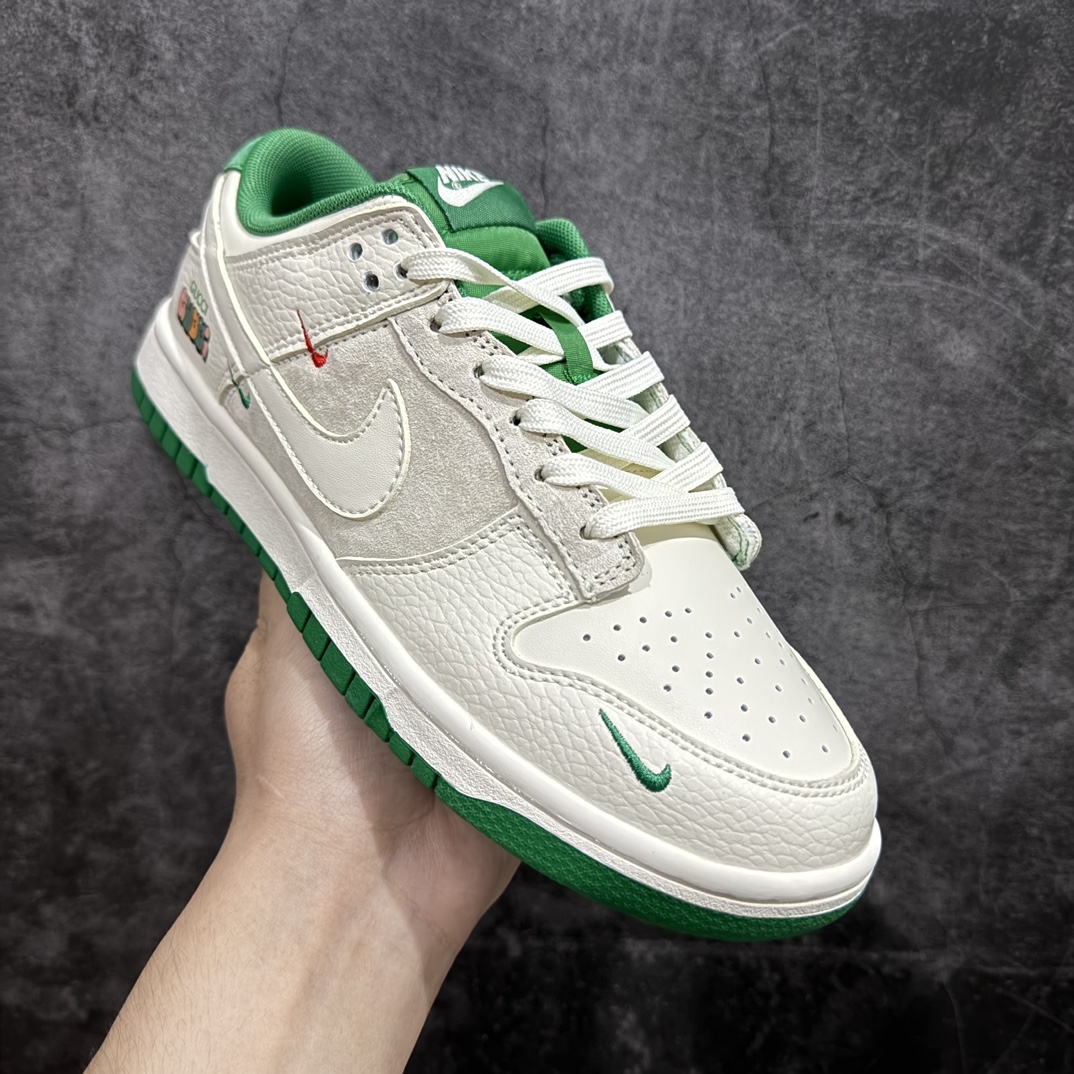 定制版 Nk SB Dunk Low 古驰联名-拼皮白勾 周年高端定制 低帮休闲板鞋 KK1688-052