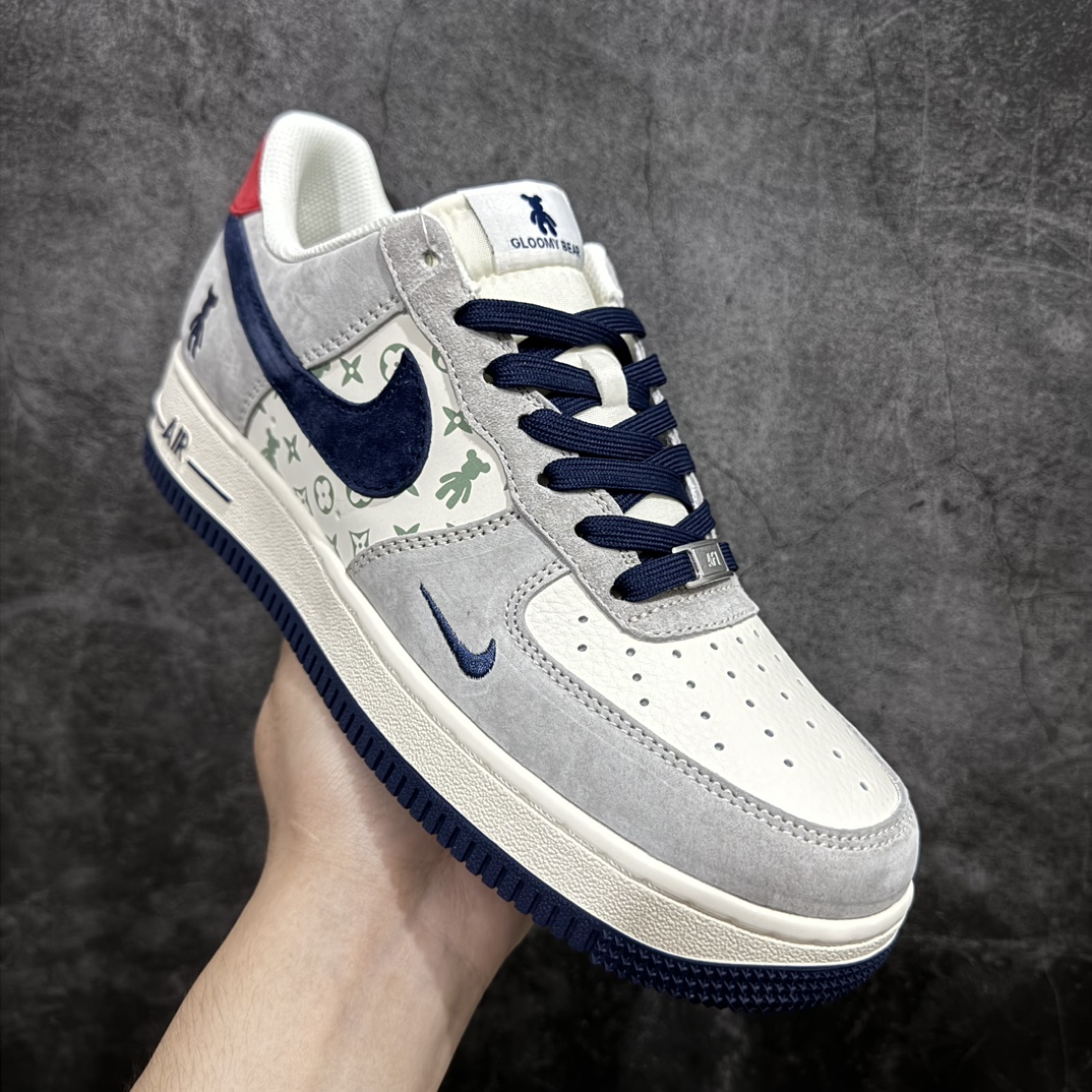 图片[3]-【公司级】Nike Air Force 1 Low 07 x Bearbrick 白蓝红n原楦头原纸板 打造纯正低帮空军版型 专注外贸渠道 全掌内置蜂窝气垫原盒配件 原厂中底钢印、拉帮完美官方货号：SJ9188 001 Size：36 36.5 37.5 38 38.5 39 40 40.5 41 42 42.5 43 44 44.5 45 编码：LF310320-鞋库