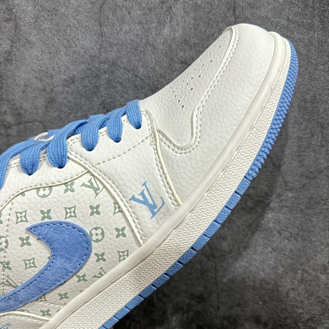 图片[6]-【定制版】Air Jordan 1 Retro Low x Louis Vuitton 白蓝n官方同步新色 原装级产物n拒绝公底 立体鞋型 细节完美 高清洁度购置公司同步原材料 原汁原味 忠于原版 货号：WG8850 008n码数：36 36.5 37.5 38 38.5 39 40 40.5 41 42 42.5 43 44 44.5 45 编码：HXS320340-鞋库