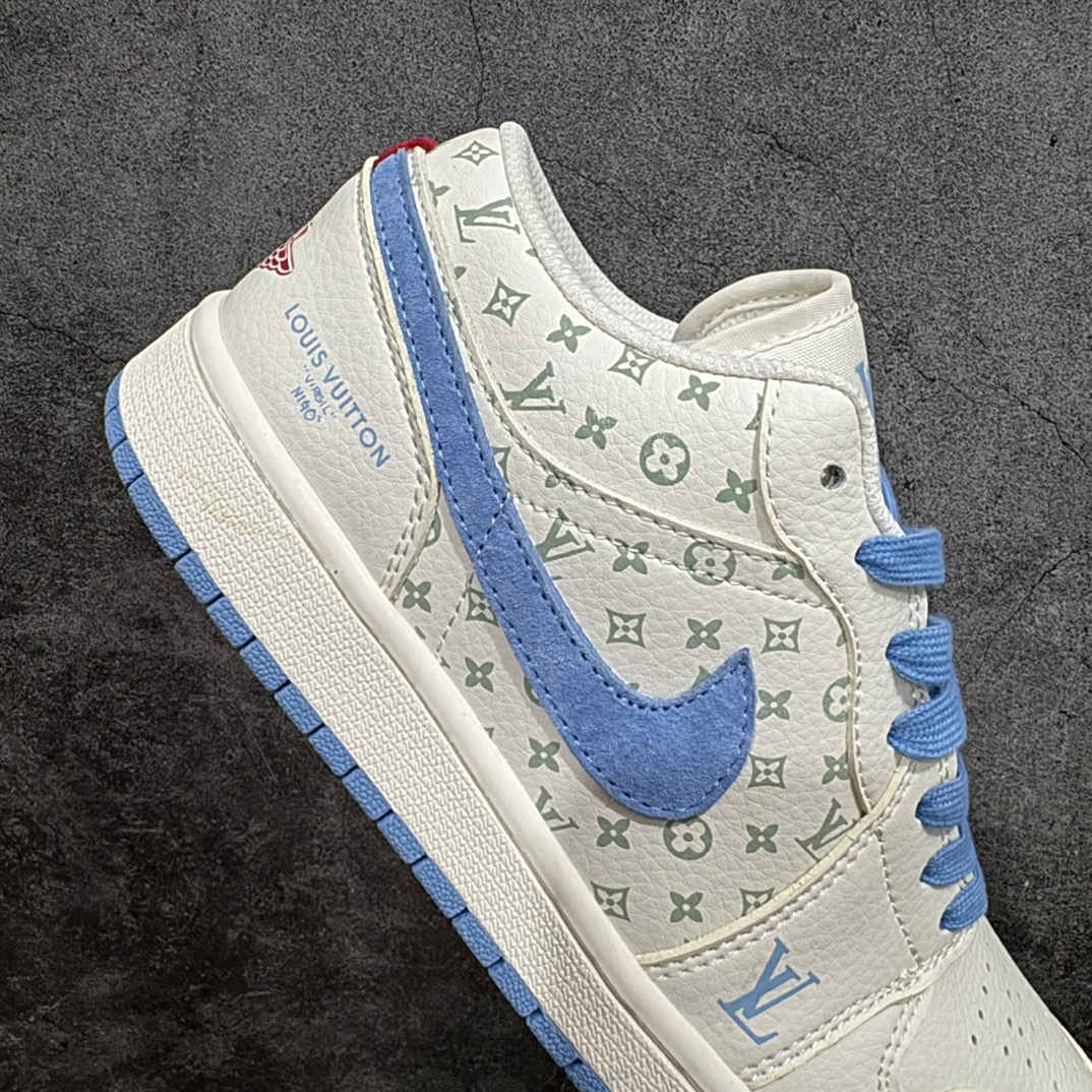 图片[7]-【定制版】Air Jordan 1 Retro Low x Louis Vuitton 白蓝n官方同步新色 原装级产物n拒绝公底 立体鞋型 细节完美 高清洁度购置公司同步原材料 原汁原味 忠于原版 货号：WG8850 008n码数：36 36.5 37.5 38 38.5 39 40 40.5 41 42 42.5 43 44 44.5 45 编码：HXS320340-鞋库