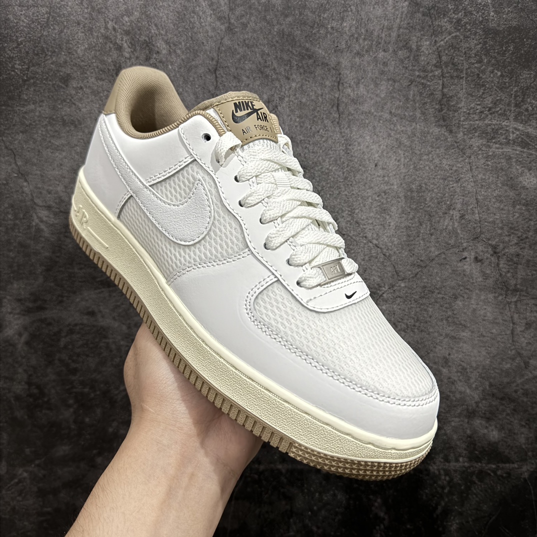 图片[3]-【公司级】Nike Air Force 1 Low 07 \”Khaki\” 白棕n原楦头原纸板 打造纯正低帮空军版型 专注外贸渠道 全掌内置蜂窝气垫原盒配件 原厂中底钢印、拉帮完美官方货号：FZ5225 100 Size：36 36.5 37.5 38 38.5 39 40 40.5 41 42 42.5 43 44 44.5 45 编码：LF250260-鞋库