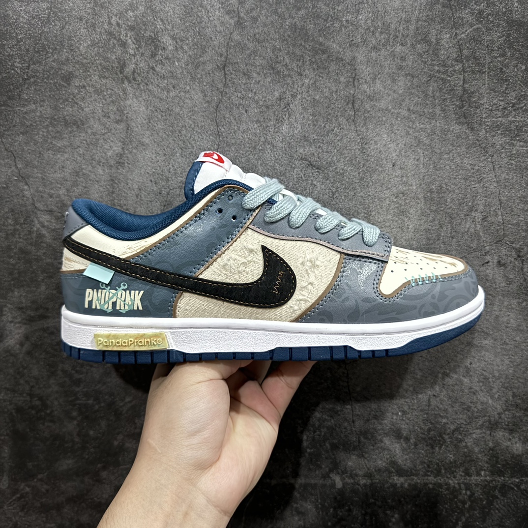 【YC礼盒版】Nike SB Dunk Low 熊猫恶作剧 航海时代 探浪寻 米蓝黑n纯原大厂出品 极力推荐n原装头层材料 独家版型蒸餾加工n帶來的是更好的视觉和脚感体验n大厂纯原品质出货 清洁度 电绣工艺皮料切割干净无任何毛边 细节完美 官方货号：DD1391 400 尺码：40 40.5 41 42 42.5 43 44 44.5 45 46 编码：HXS320340-鞋库