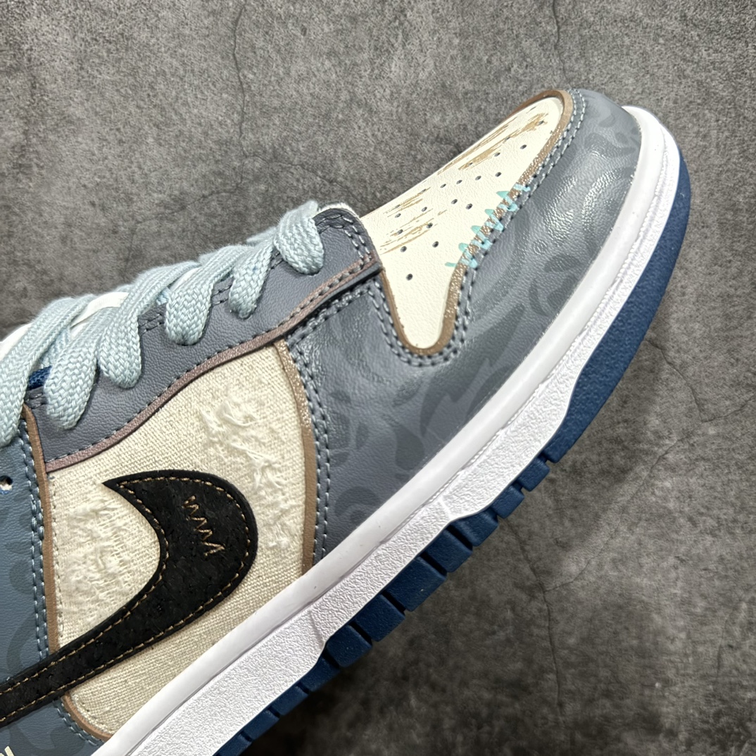 图片[6]-【YC礼盒版】Nike SB Dunk Low 熊猫恶作剧 航海时代 探浪寻 米蓝黑n纯原大厂出品 极力推荐n原装头层材料 独家版型蒸餾加工n帶來的是更好的视觉和脚感体验n大厂纯原品质出货 清洁度 电绣工艺皮料切割干净无任何毛边 细节完美 官方货号：DD1391 400 尺码：40 40.5 41 42 42.5 43 44 44.5 45 46 编码：HXS320340-鞋库