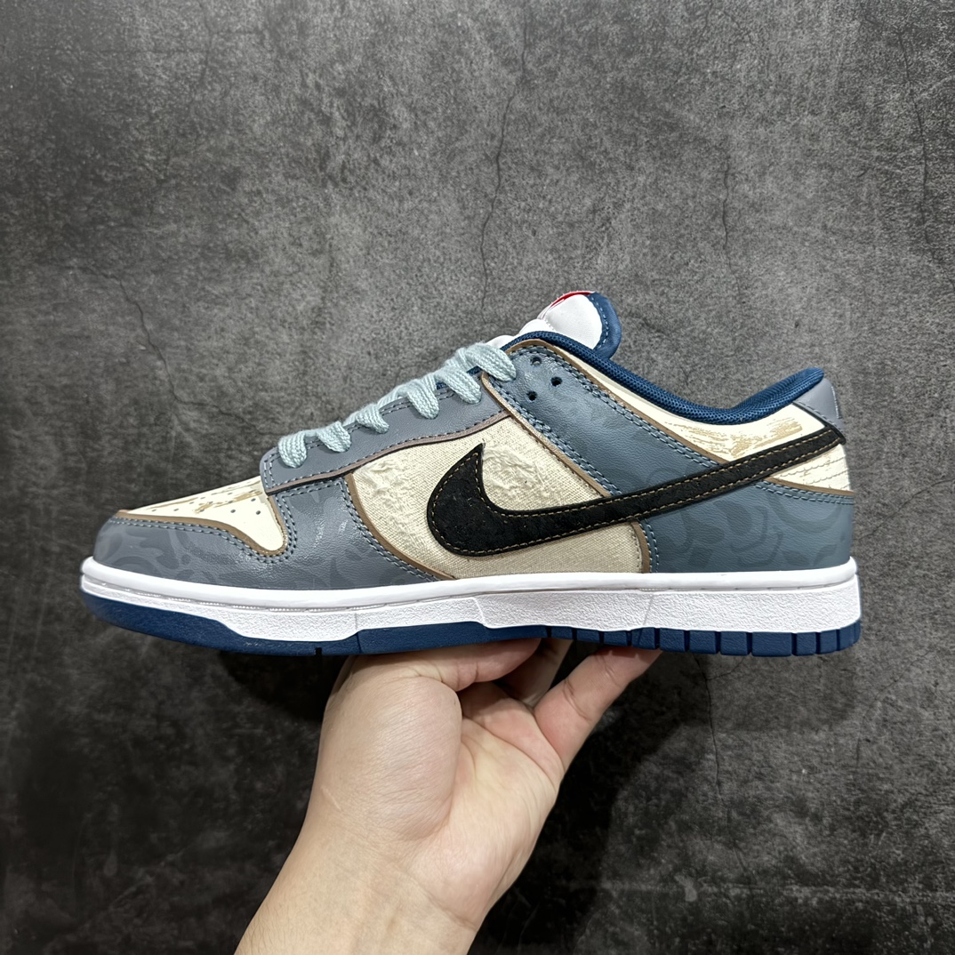 图片[2]-【YC礼盒版】Nike SB Dunk Low 熊猫恶作剧 航海时代 探浪寻 米蓝黑n纯原大厂出品 极力推荐n原装头层材料 独家版型蒸餾加工n帶來的是更好的视觉和脚感体验n大厂纯原品质出货 清洁度 电绣工艺皮料切割干净无任何毛边 细节完美 官方货号：DD1391 400 尺码：40 40.5 41 42 42.5 43 44 44.5 45 46 编码：HXS320340-鞋库