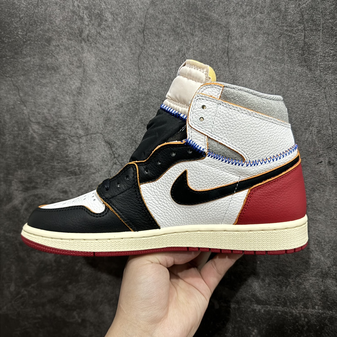 莞产纯原UnionxAirJordanAJ1RetroHighNRG联名四色拼接黑脚趾BV1300-10