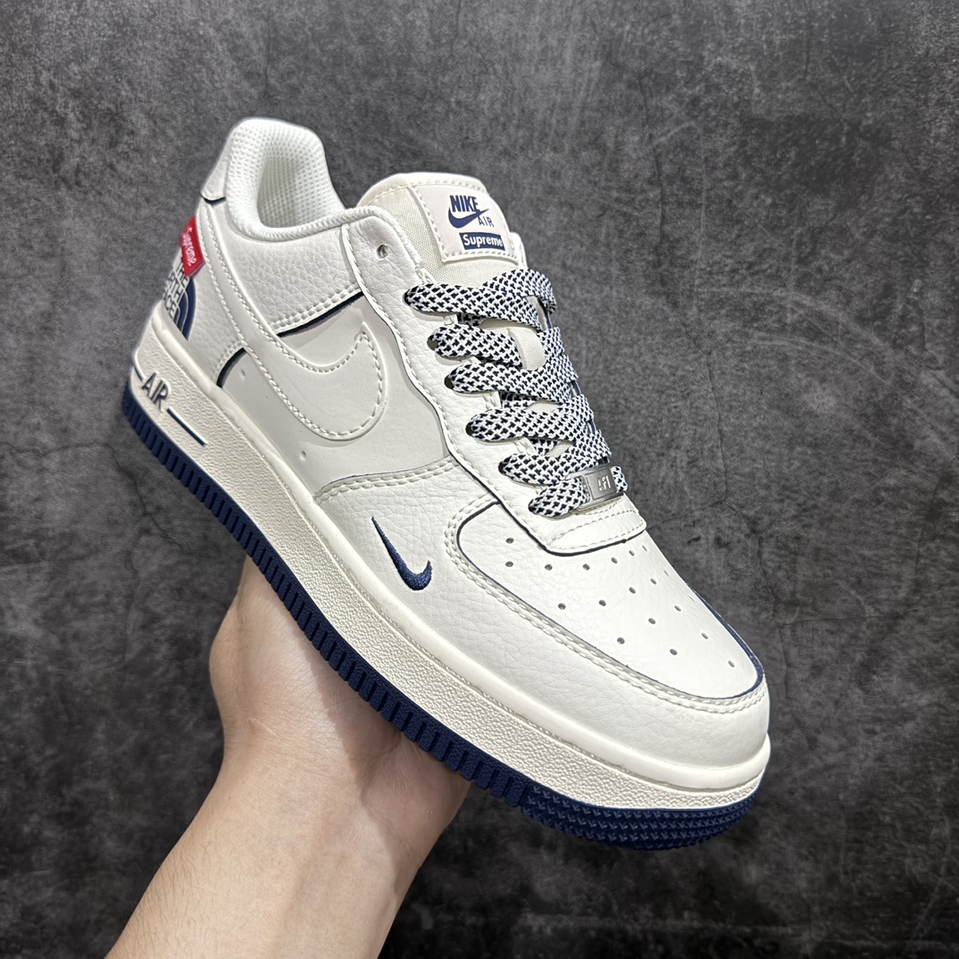 图片[3]-【公司级】Nike Air Force 1 Low 07 x The North Face x Supreme 白蓝小钩满天星n原楦头原纸板 打造纯正低帮空军版型 专注外贸渠道 全掌内置蜂窝气垫原盒配件 原厂中底钢印、拉帮完美官方货号：XZ1996 130 Size：36 36.5 37.5 38 38.5 39 40 40.5 41 42 42.5 43 44 44.5 45 编码：LF310320-鞋库