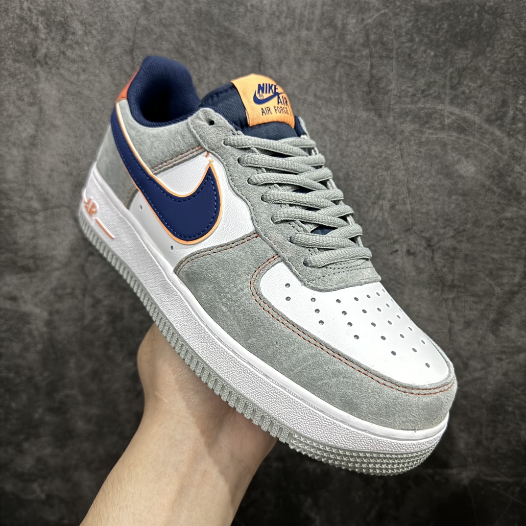 图片[3]-【公司级】Nike Air Force 1 Low 07 灰蓝橙n原楦头原纸板 打造纯正低帮空军版型 专注外贸渠道 全掌内置蜂窝气垫原盒配件 原厂中底钢印、拉帮完美官方货号：CQ5059 103 Size：36 36.5 37.5 38 38.5 39 40 40.5 41 42 42.5 43 44 44.5 45 编码：LF290300-鞋库