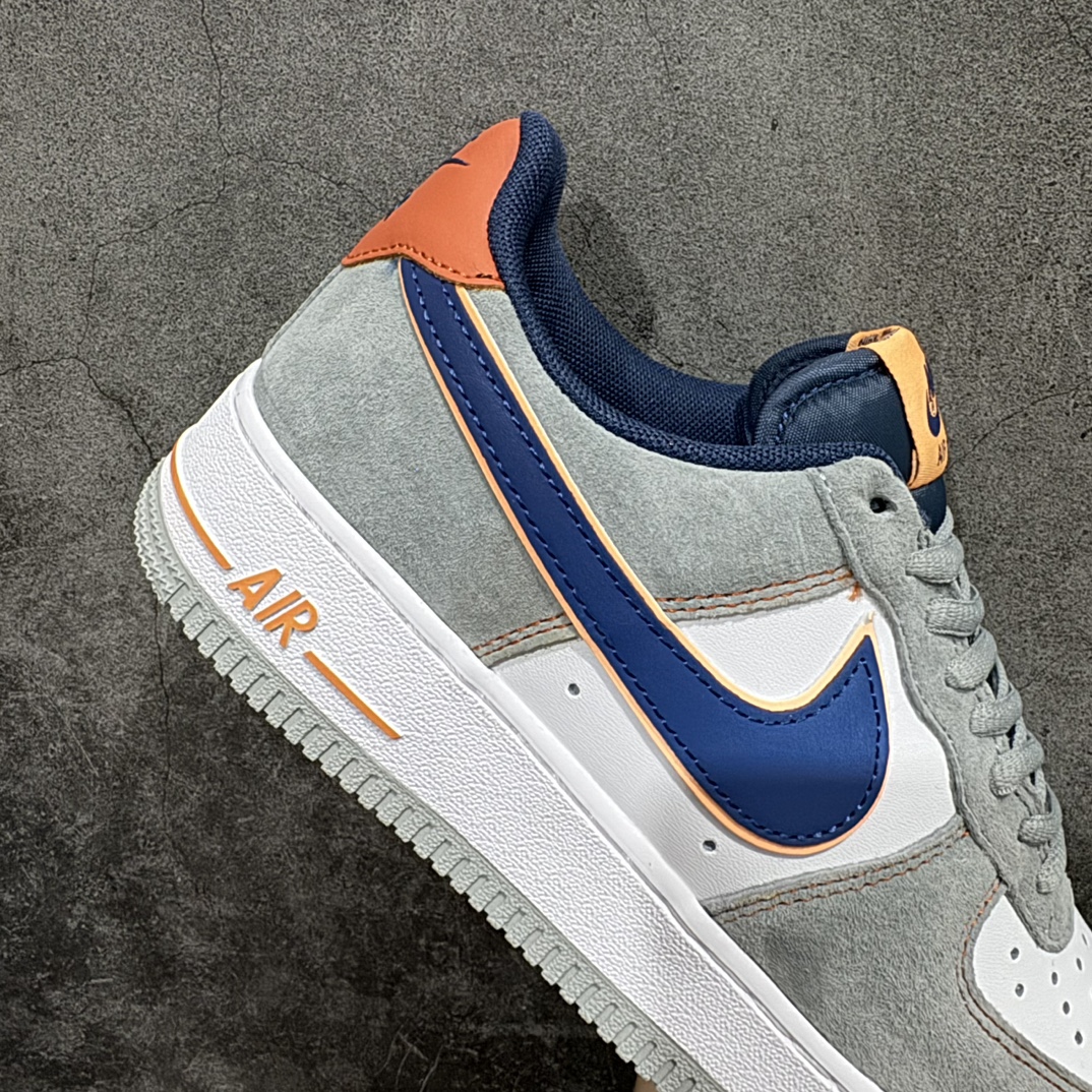 图片[7]-【公司级】Nike Air Force 1 Low 07 灰蓝橙n原楦头原纸板 打造纯正低帮空军版型 专注外贸渠道 全掌内置蜂窝气垫原盒配件 原厂中底钢印、拉帮完美官方货号：CQ5059 103 Size：36 36.5 37.5 38 38.5 39 40 40.5 41 42 42.5 43 44 44.5 45 编码：LF290300-鞋库