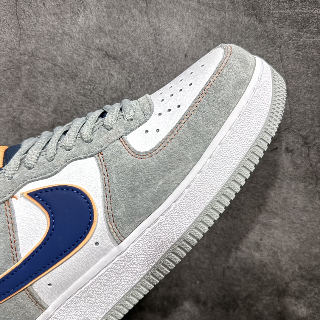 图片[6]-【公司级】Nike Air Force 1 Low 07 灰蓝橙n原楦头原纸板 打造纯正低帮空军版型 专注外贸渠道 全掌内置蜂窝气垫原盒配件 原厂中底钢印、拉帮完美官方货号：CQ5059 103 Size：36 36.5 37.5 38 38.5 39 40 40.5 41 42 42.5 43 44 44.5 45 编码：LF290300-鞋库